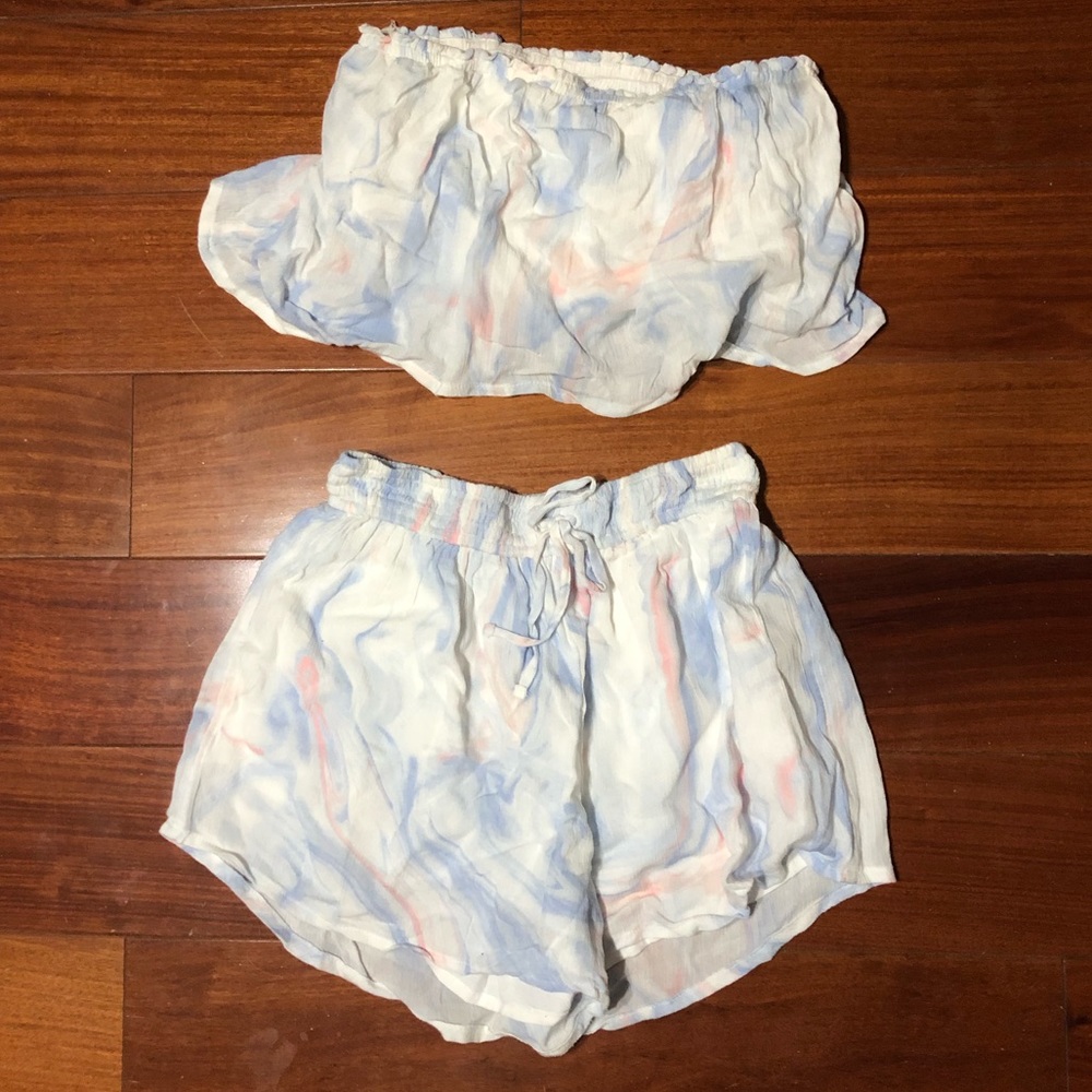 TWO PIECE Bandeau and Shorts!!!